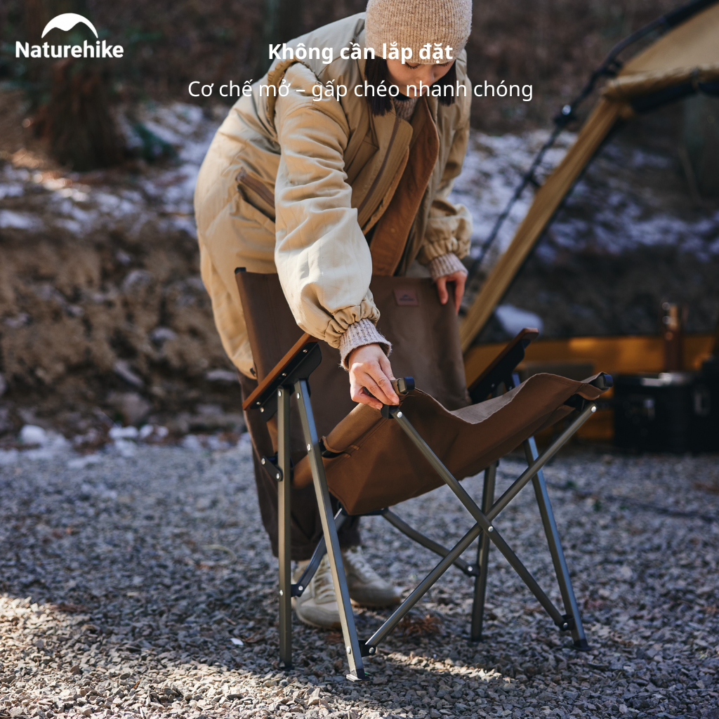 Ghế cắm trại gấp gọn Naturehike Portable Camping Chair CNK2300JJ018