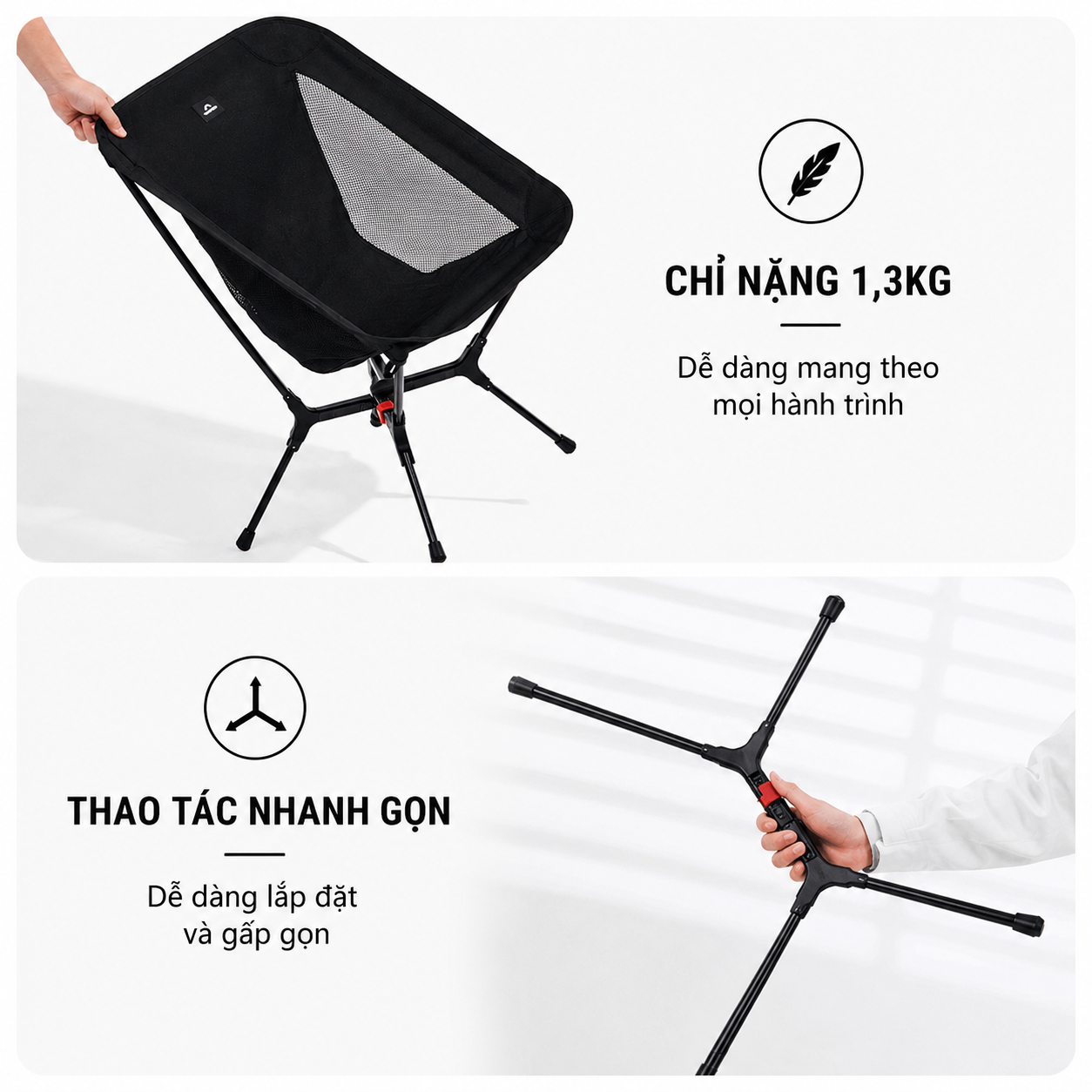 Ghế xếp cắm trại Naturehike CNK2550JJ013