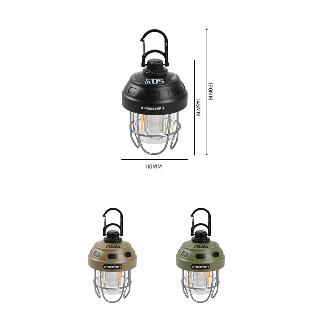 Đèn Lều Cắm Trại ShineTrip dùng Trang Trí Dã Ngoại, Siêu Sáng, pin có Thời Gian Sử Dụng Lâu