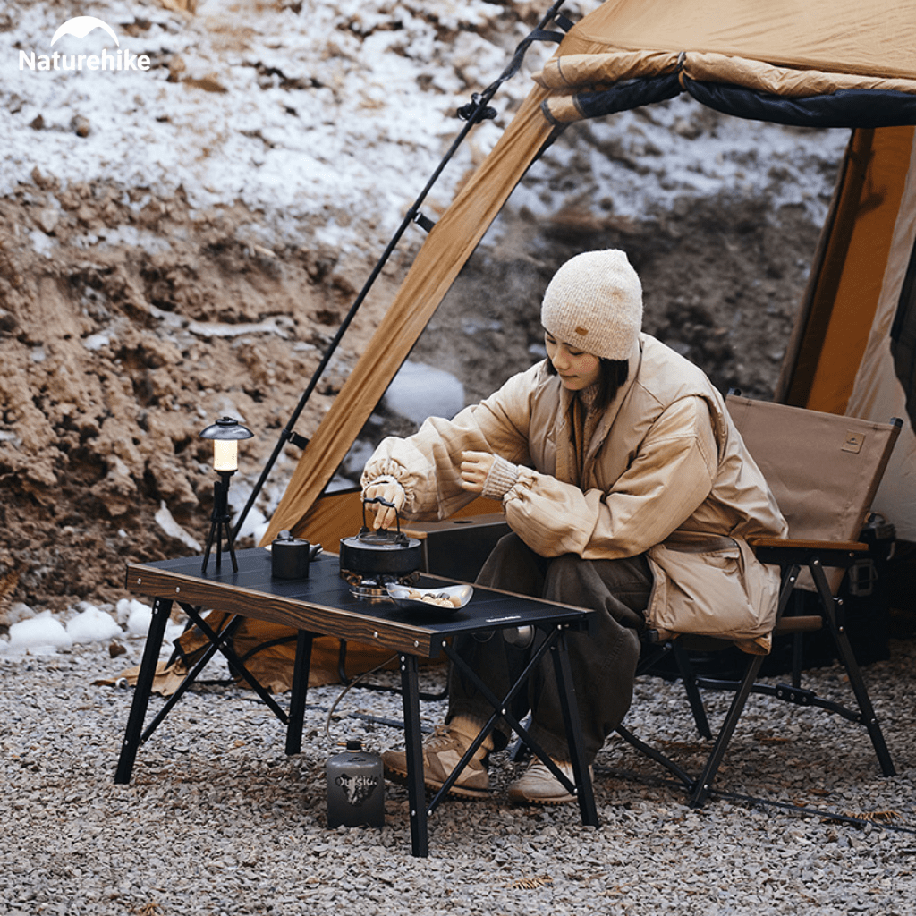 Bàn Gấp Naturehike IGT CNK2300JJ016 – Bàn Camping Đa Năng, Nhôm + Gỗ, Gấp Gọn, Dùng Bếp Dã Ngoại