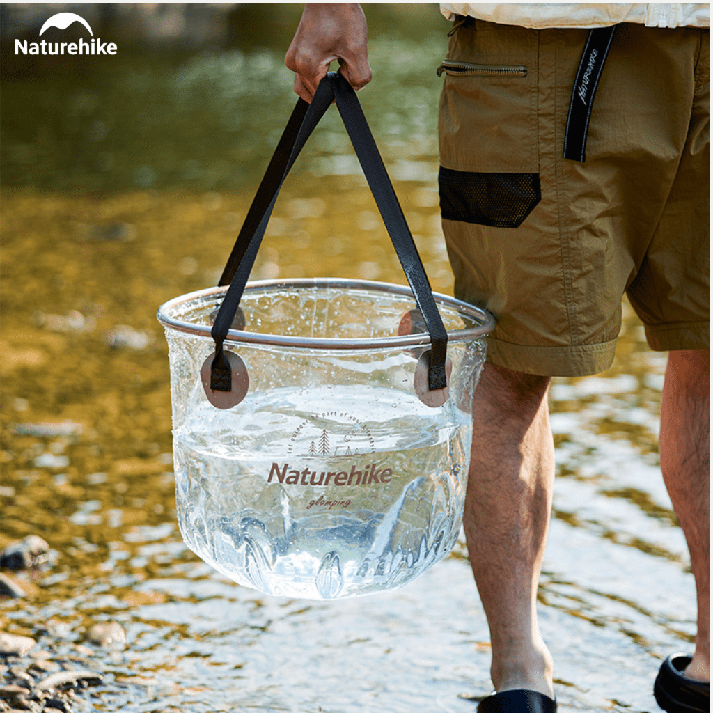 Xô Nước Gấp Gọn Naturehike NH20SJ040  – Chậu Rửa Dã Ngoại Chống Thấm, Nhẹ, Đa Năng Cắm Trại/Trekking