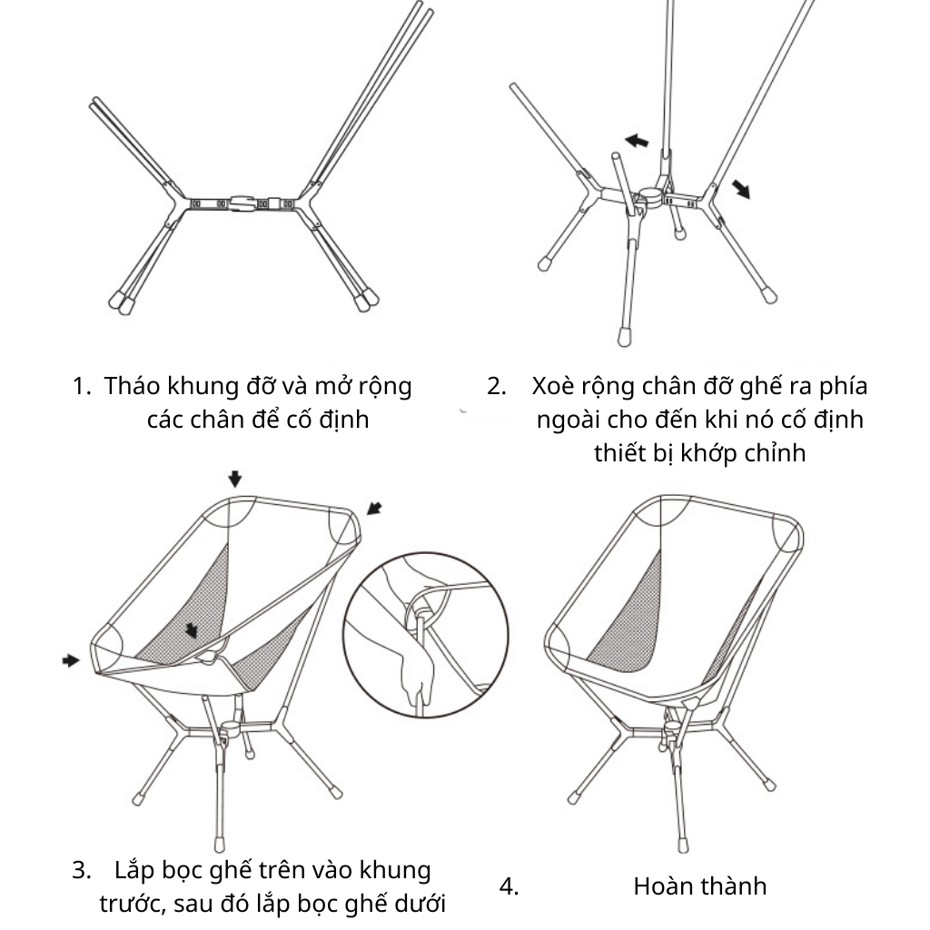 Ghế xếp cắm trại Naturehike CNK2550JJ013