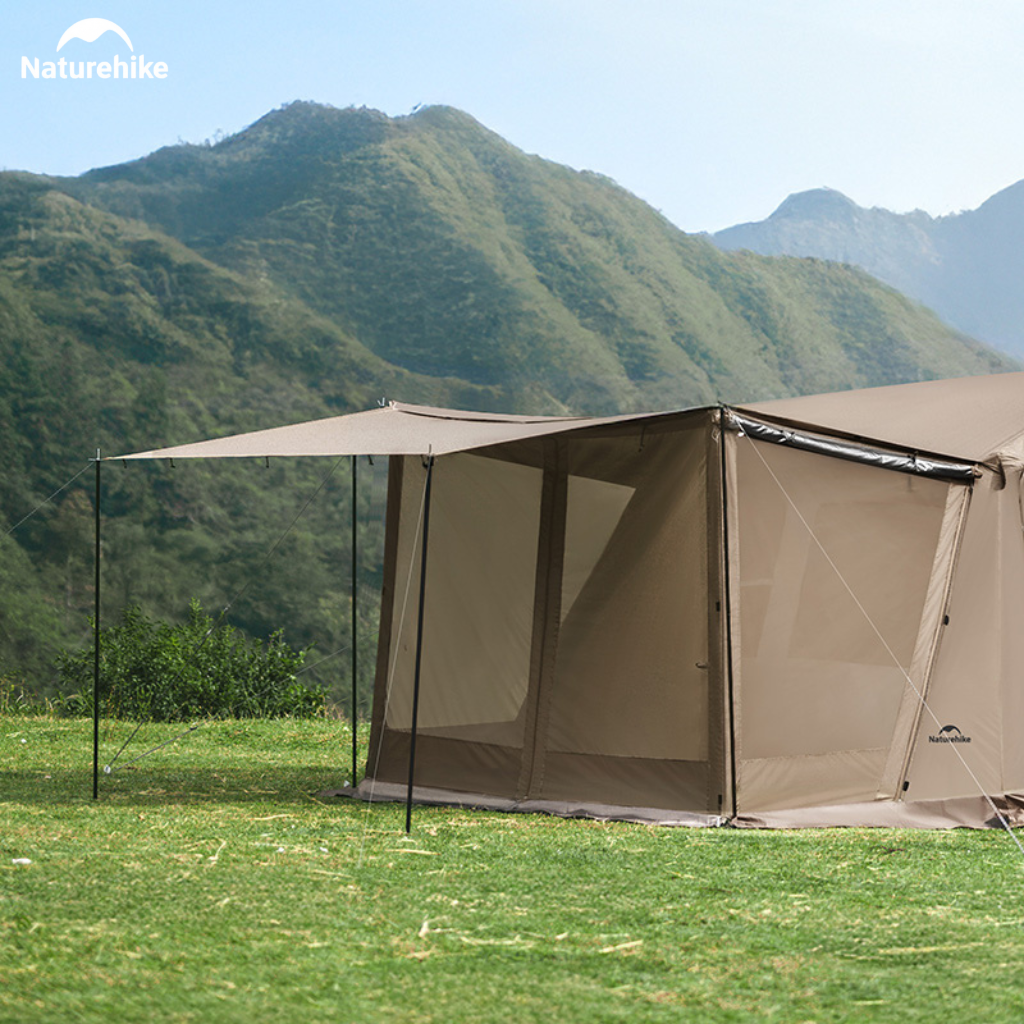 Lều Vila Naturehike (NEW 2026) CNK2300ZP021 4-6 Người – Lều Cabin Glamping Ti-Black Chống Nóng