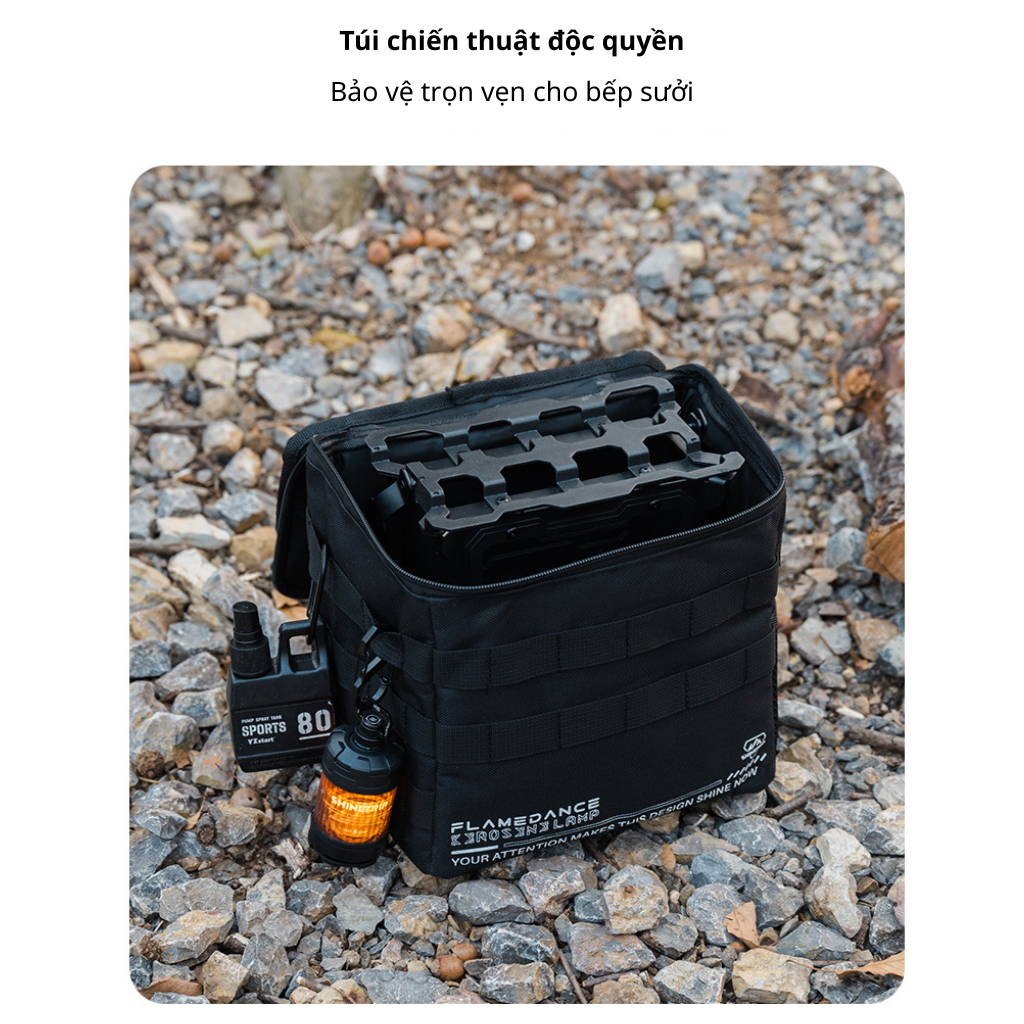 Bếp Dầu Dã Ngoại Mini Đa Chức Năng Cho Camping - ShineTrip 05 Series