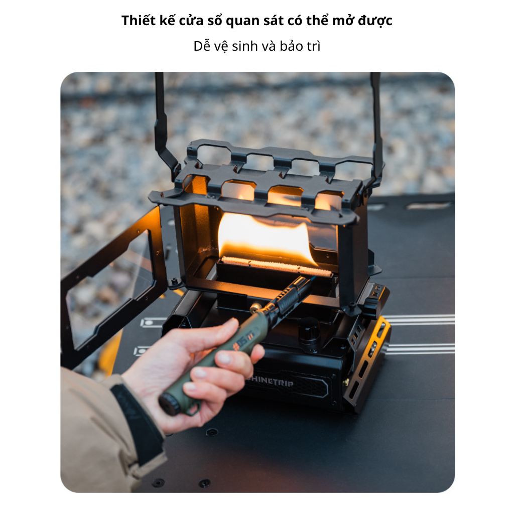 Bếp Dầu Dã Ngoại Mini Đa Chức Năng Cho Camping - ShineTrip 05 Series