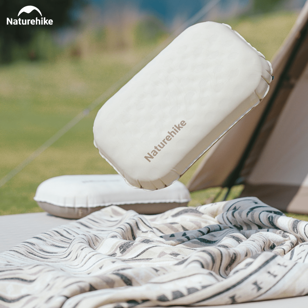 Gối Du Lịch Tự Bơm Hơi Naturehike CNK2300DZ024 – Gối Hơi 2in1 Siêu Nhẹ, Gấp Gọn Camping/Trekking