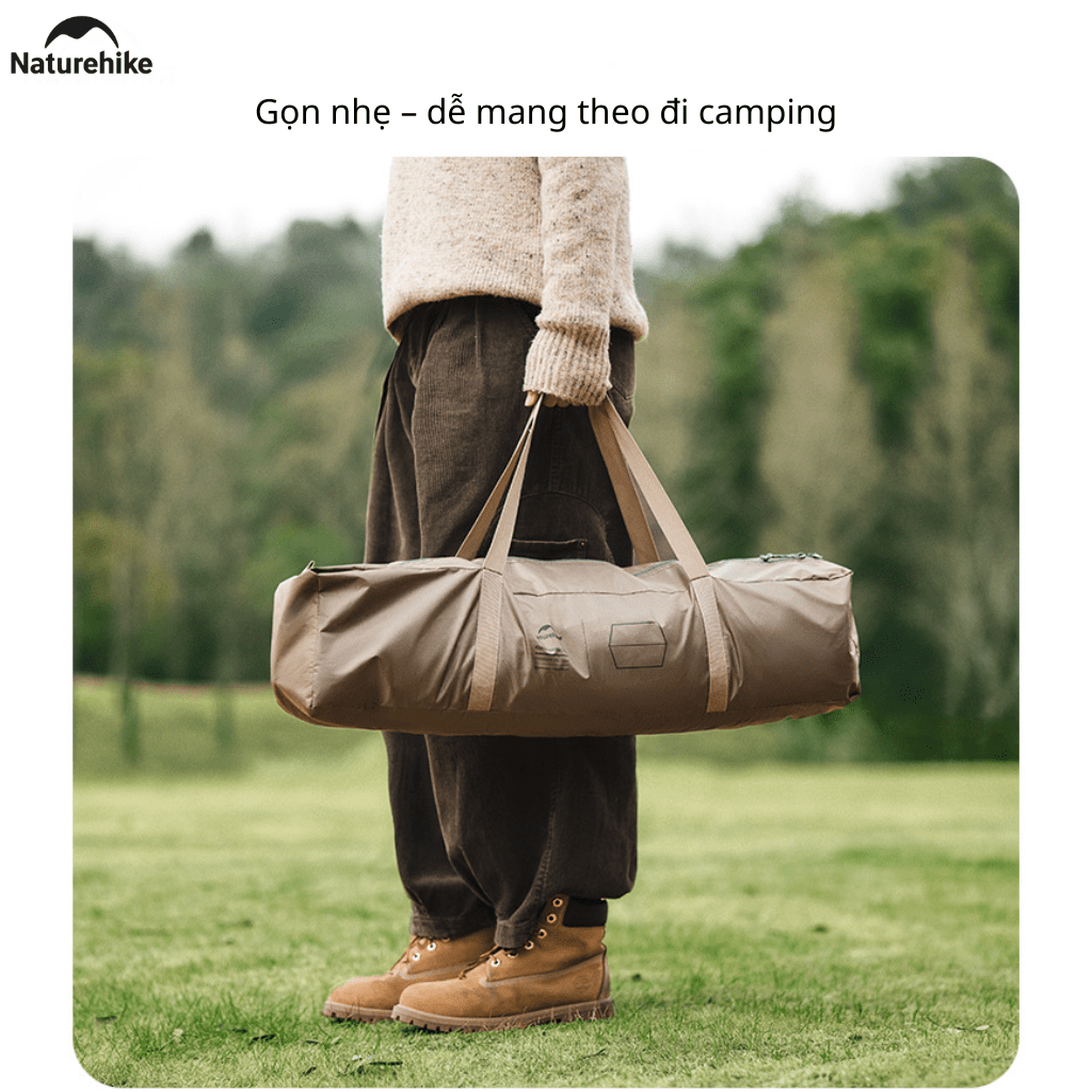 Tăng Che Nắng Mưa Naturehike CNK2350WS015 – Tarp Camping Phủ Vinyl 150D, Mái Che Dã Ngoại Gấp Gọn