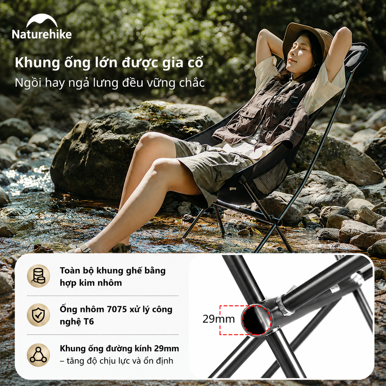 Ghế xếp mini gọn nhẹ Naturehike CNK2450JJ015