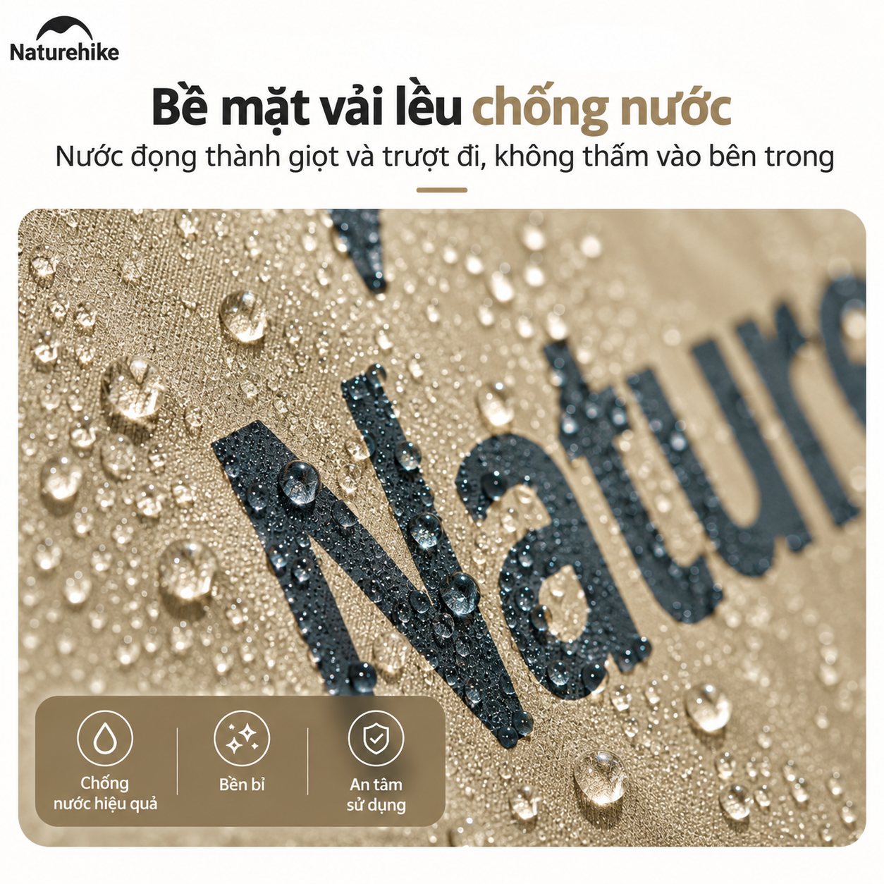 Naturehike Lều Village 6.0 tự bung cao cấp, thiết kế mái che lớn, Lều 2 lớp phủ titanium chống nắng tốt (TẶNG KÈM THẢM LÓT) CNK2300ZP021