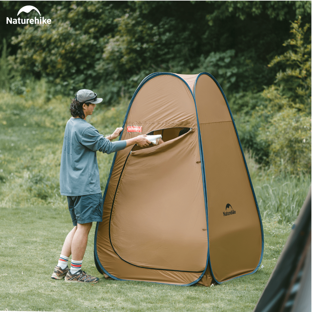 Lều Tắm Thay Đồ Naturehike NH17Z002-P – Lều Vệ Sinh Di Động, Chống Nước 2000mm, Dã Ngoại/Cắm Trại