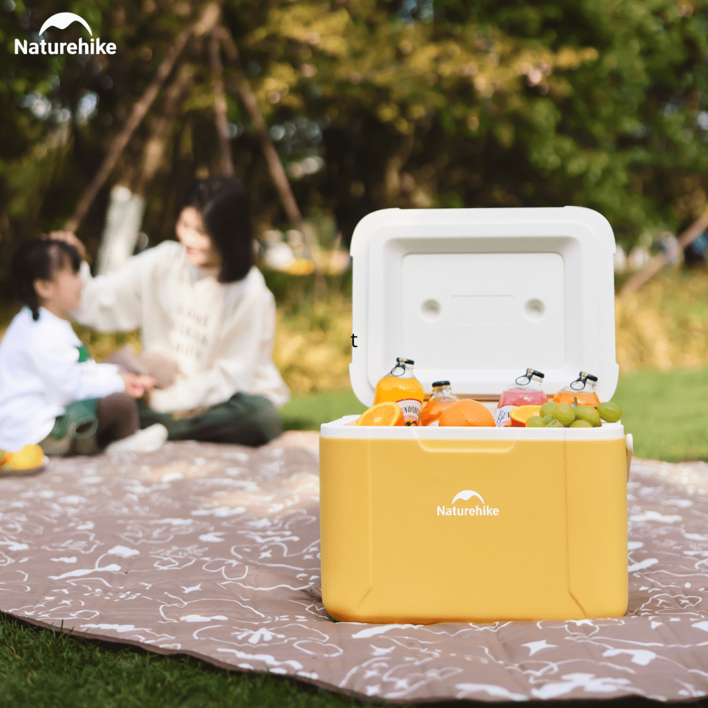 Thùng Đá Mini Naturehike Glamping Ice Cooler CNK2450CF012 18L – Giữ Lạnh 48H, Nhựa PP/PE Cao Cấp