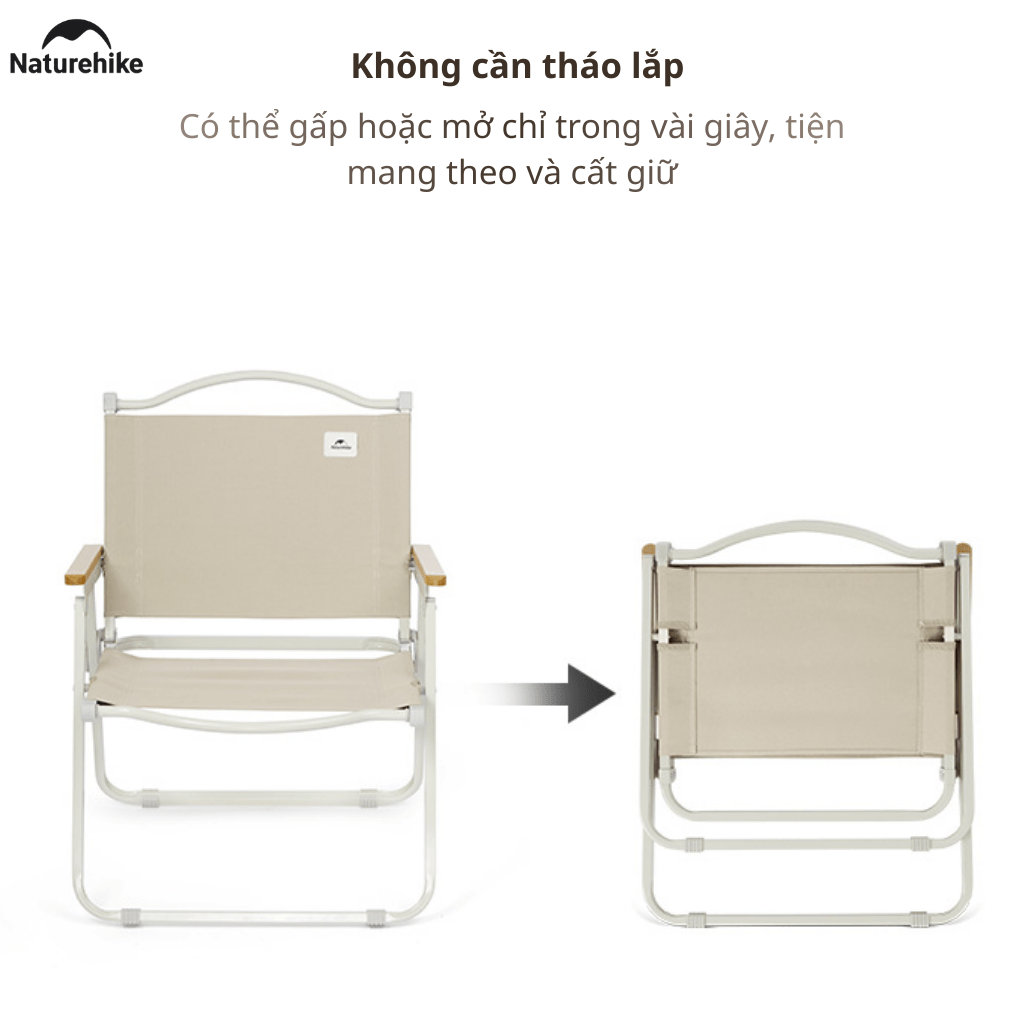 Ghế gấp dã ngoại Naturehike Folding Chair CNK2300JU012