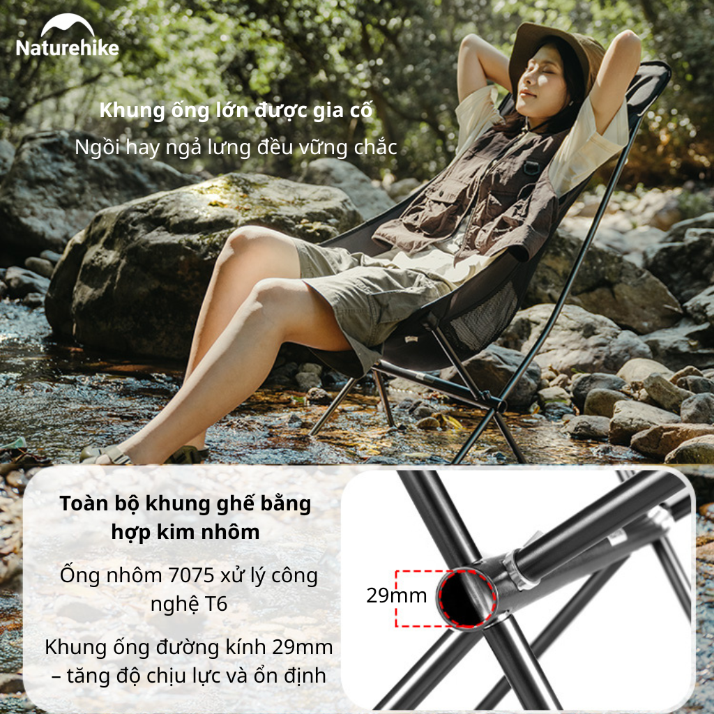 Ghế xếp mini gọn nhẹ Naturehike CNK2450JJ015