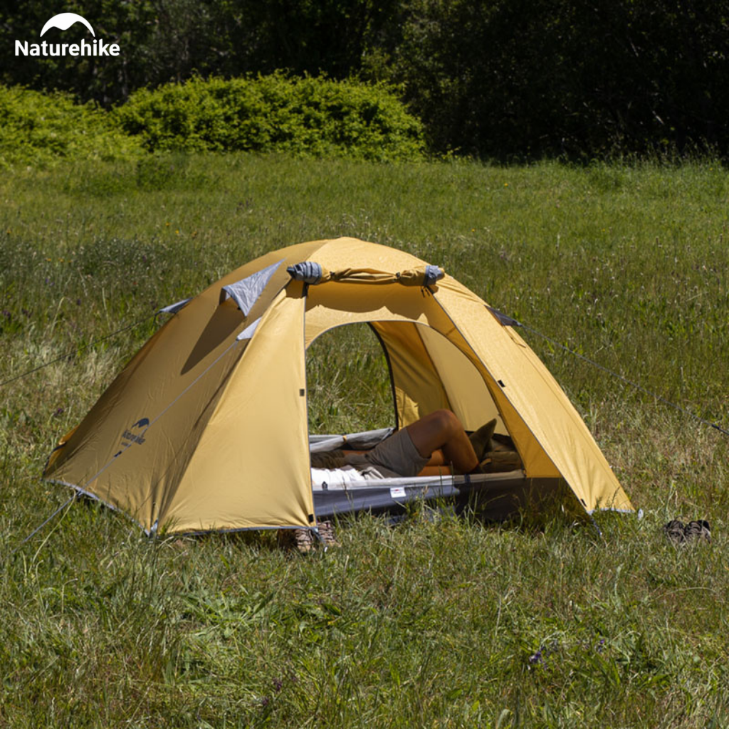 Lều Cắm Trại 2 -3 Người Naturehike NH18Z022-P – Lều 210T Chống Nước 3000mm, Siêu Nhẹ, Trekking/Camping