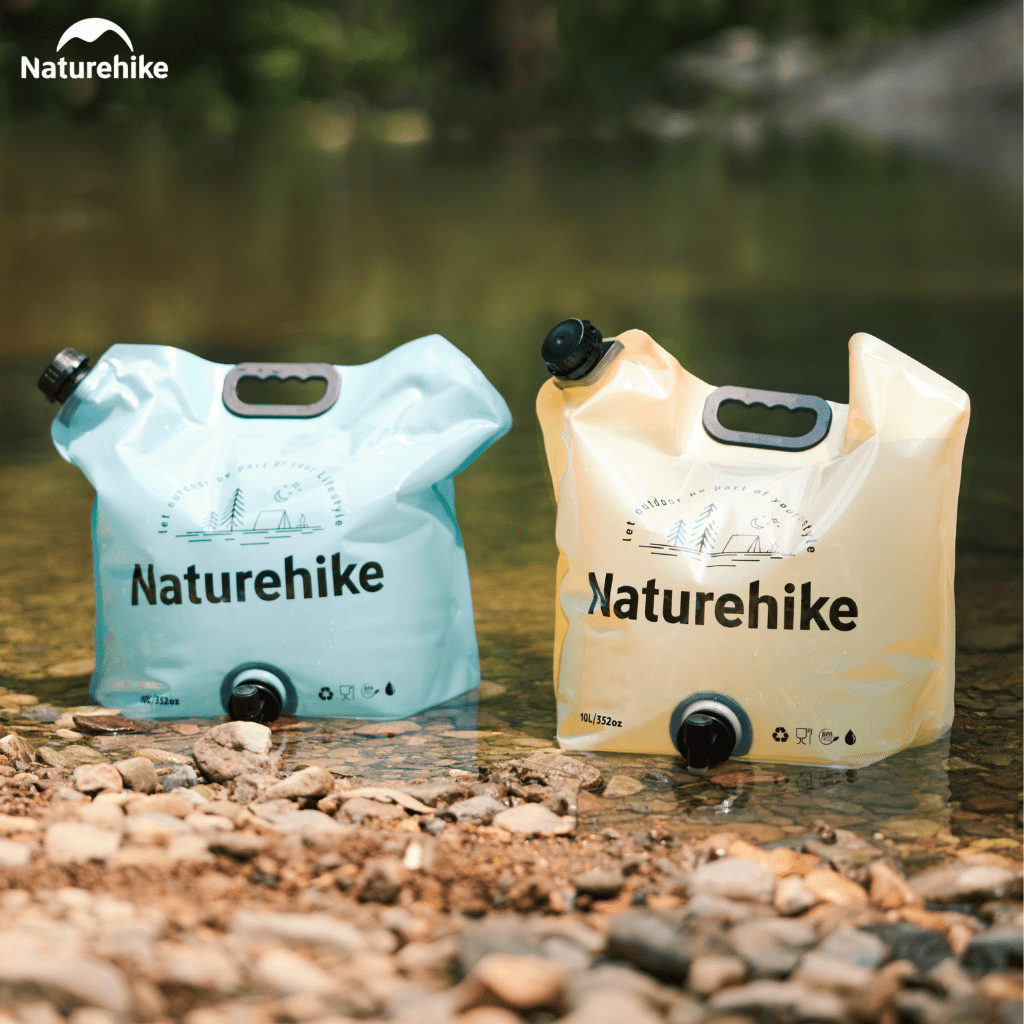 Túi Đựng Nước Gấp Gọn Naturehike 10L Có Vòi Siêu Nhẹ, Chống Rò Rỉ, Dùng Cắm Trại/Trekking