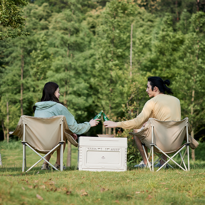 Ghế mặt trăng xếp thư giãn có tay dựa Naturehike Armrest Moon Chair CNH23JU13002 – Xám