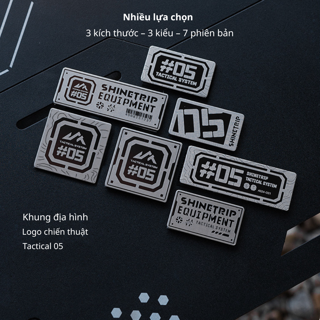 Patch Dán Velcro Tactical – Huy Hiệu Balo, Patch Trang Trí Túi Gear, Phụ Kiện Camping Outdoor