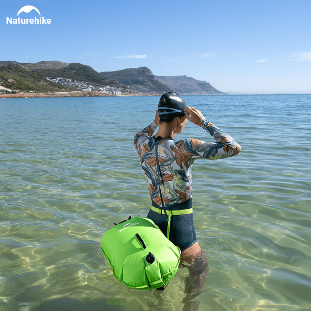 Túi Khô Chống Nước Kiêm Phao Bơi Naturehike NH17S001-G 18L Túi Phao Bơi Nổi, Đi Biển/Dã Ngoại