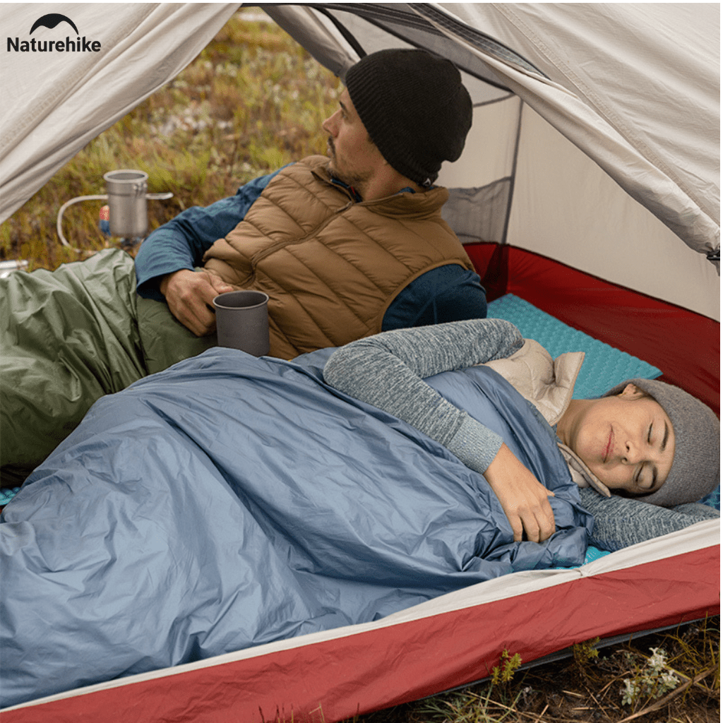 Túi Ngủ Naturehike LW180 NH21MSD09 Siêu Nhẹ – Túi Ngủ Camping 1 Người, Gấp Gọn, Giữ Ấm 15°C