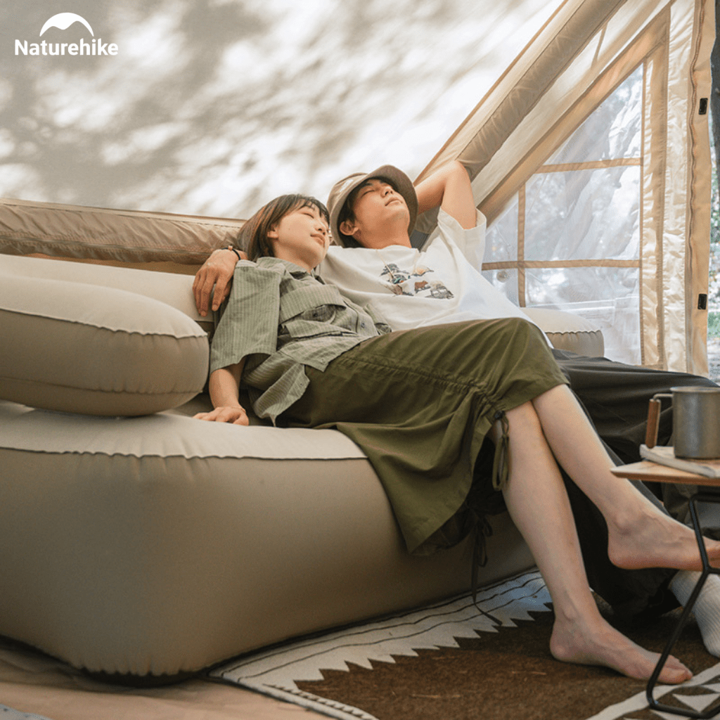 Sofa Hơi Naturehike NH22FCD06 – Ghế Hơi Camping 2in1, Đệm Hơi Glamping, Chịu Tải 200kg