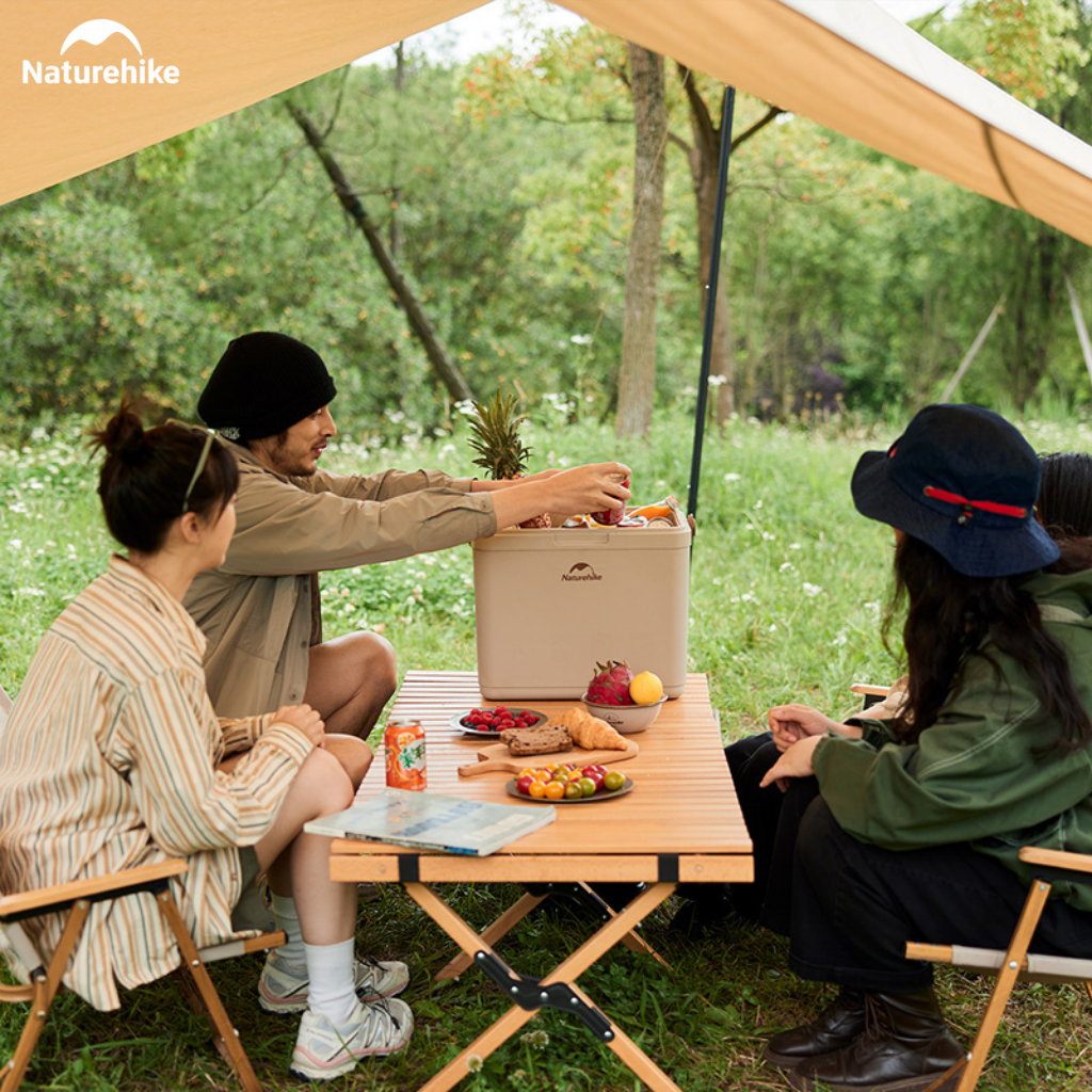 Thùng Đá Giữ Nhiệt Naturehike CNK2300BS011 9L–33L Cooler Camping Giữ Lạnh 24H, Nhựa PP, Dã Ngoại/BBQ