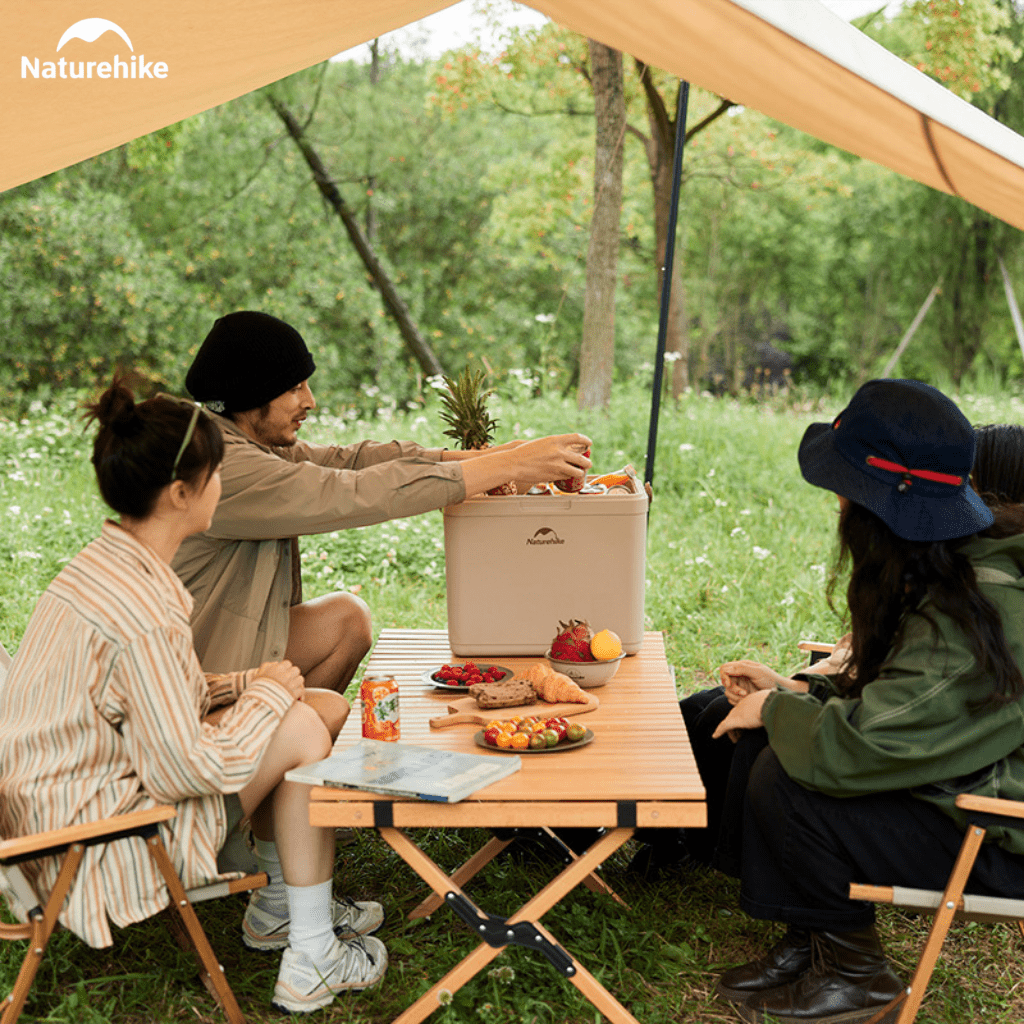 Thùng Đá Giữ Nhiệt Naturehike CNK2300BS011 9L–33L Cooler Camping Giữ Lạnh 24H, Nhựa PP, Dã Ngoại/BBQ