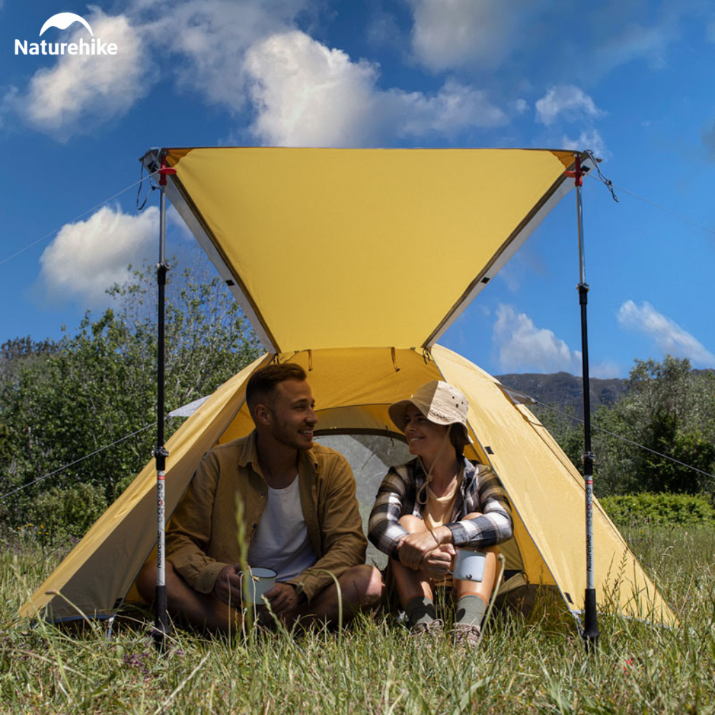 Lều Cắm Trại 2 -3 Người Naturehike NH18Z022-P – Lều 210T Chống Nước 3000mm, Siêu Nhẹ, Trekking/Camping