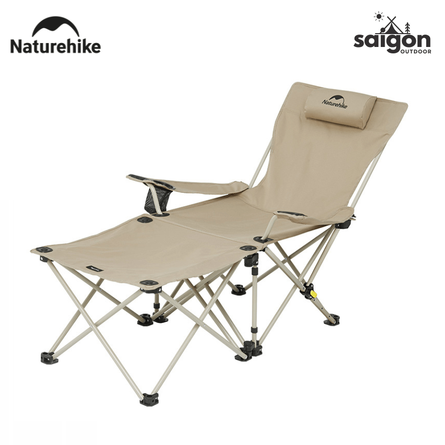 Ghế Xếp Dã Ngoại 2in1 Naturehike CNK2350JJ011 – Ghế Camping Đa Năng, Có Gác Chân, Gấp Gọn Tiện Lợi