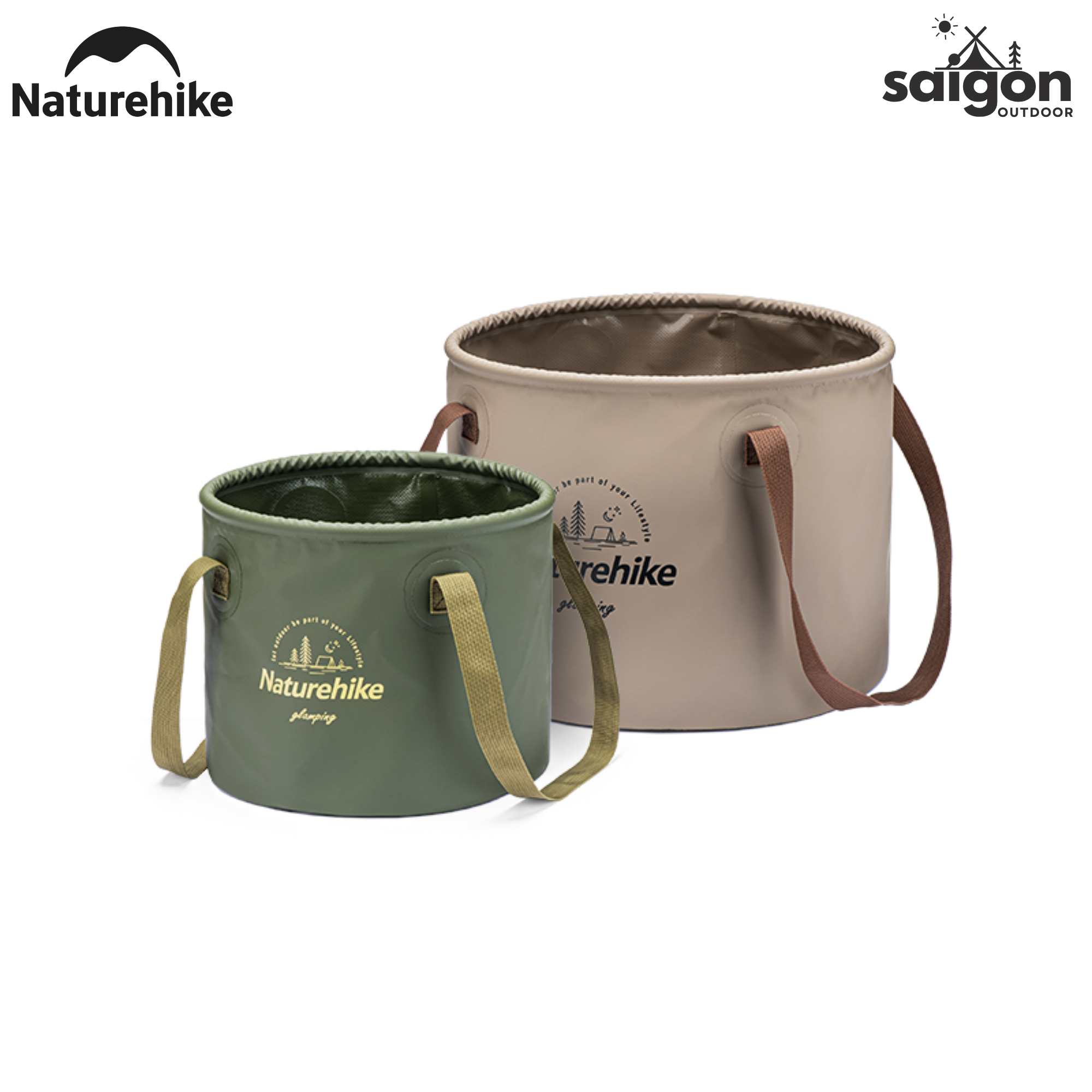 Xô Nước Gấp Gọn Naturehike NH20SJ040  – Chậu Rửa Dã Ngoại Chống Thấm, Nhẹ, Đa Năng Cắm Trại/Trekking