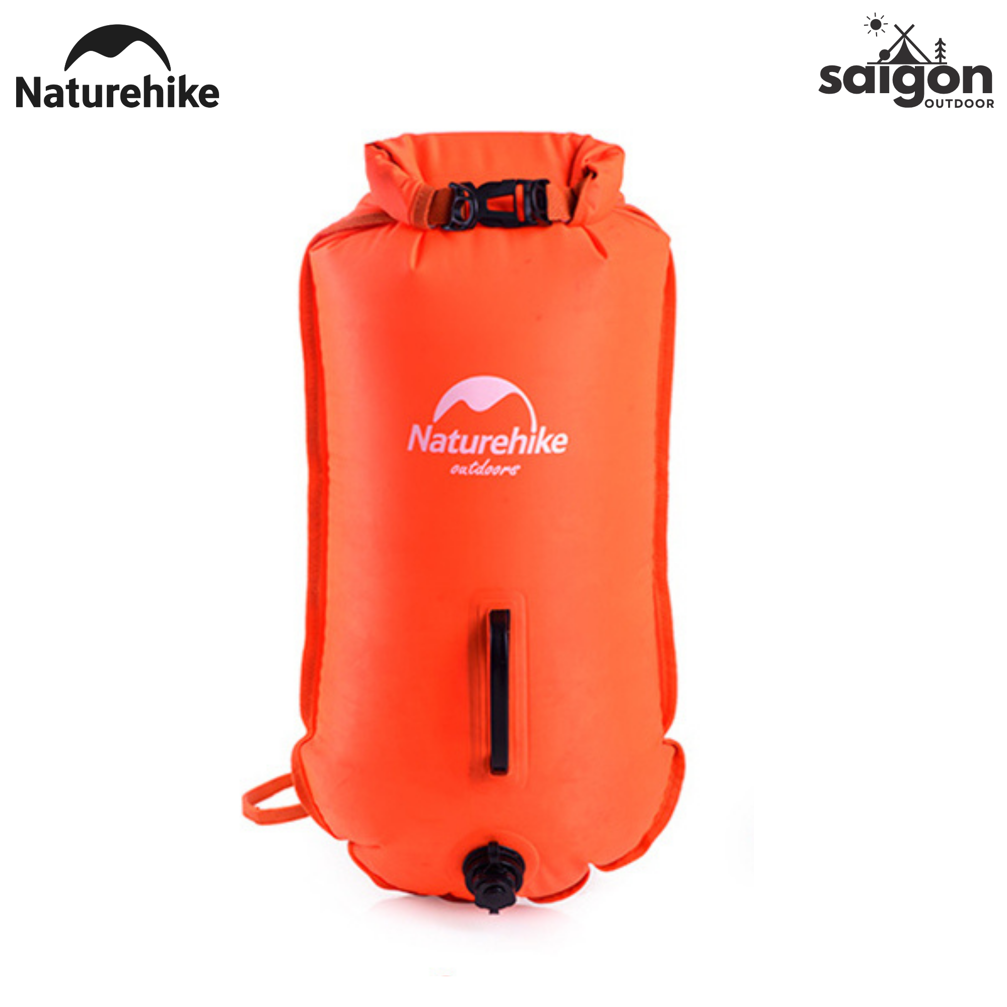Túi Khô Chống Nước Kiêm Phao Bơi Naturehike NH17S001-G 18L Túi Phao Bơi Nổi, Đi Biển/Dã Ngoại