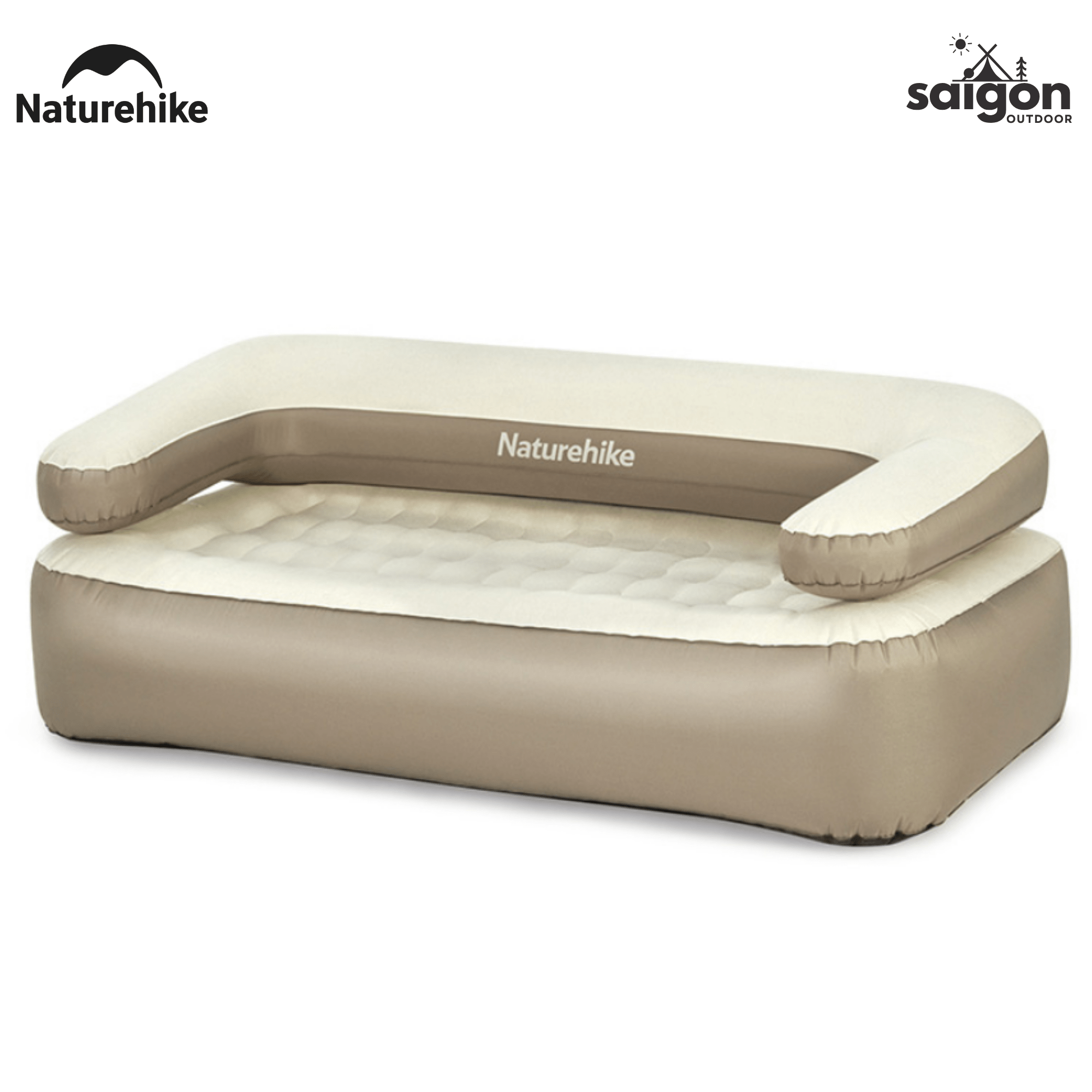 Sofa Hơi Naturehike NH22FCD06 – Ghế Hơi Camping 2in1, Đệm Hơi Glamping, Chịu Tải 200kg
