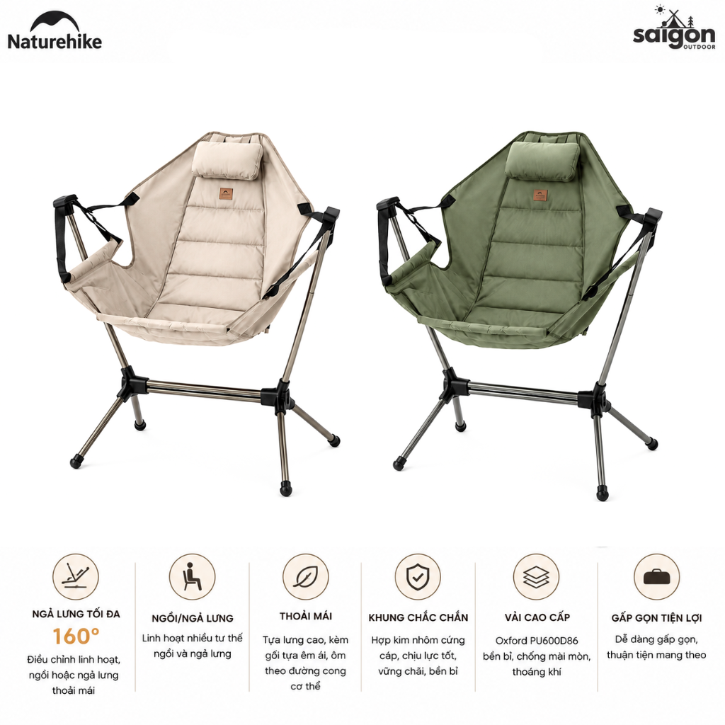 Ghế võng siêu nhẹ NH21JJ004 Naturehike