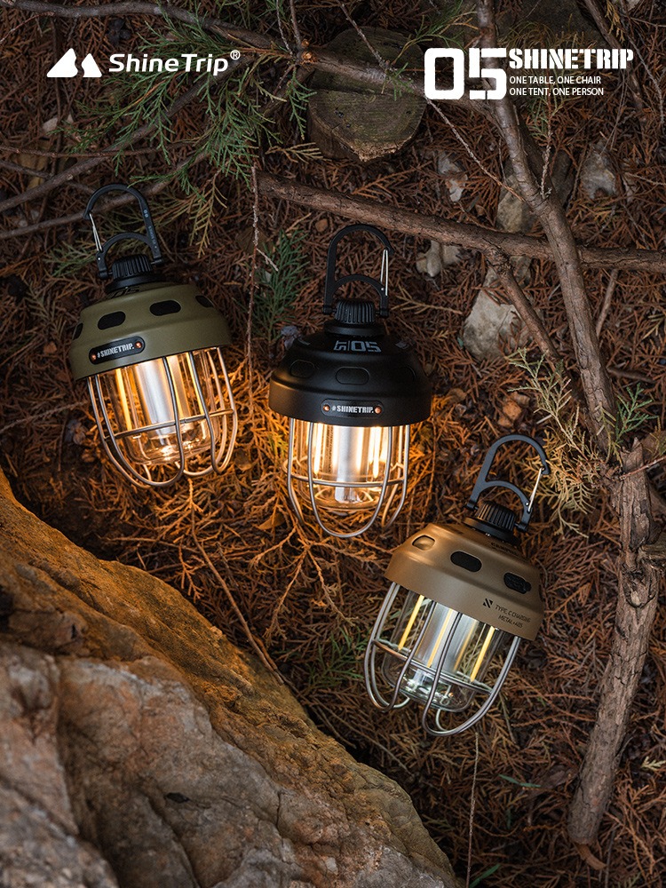 Đèn Lều Cắm Trại ShineTrip dùng Trang Trí Dã Ngoại, Siêu Sáng, pin có Thời Gian Sử Dụng Lâu