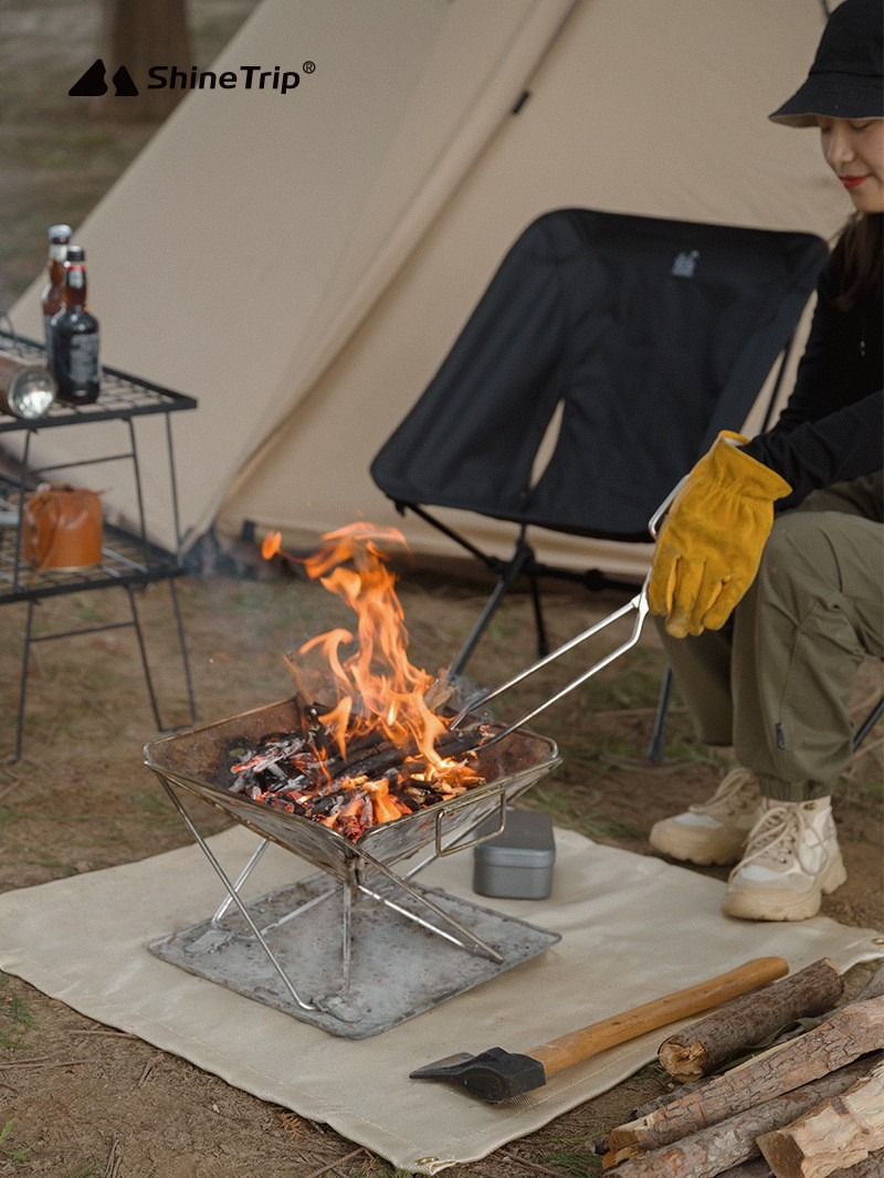 Thảm Chống Cháy ShineTrip  – Tấm Lót Chịu Nhiệt Sợi Thủy Tinh Cho Bếp Gas, Bếp Củi, Fire Pit