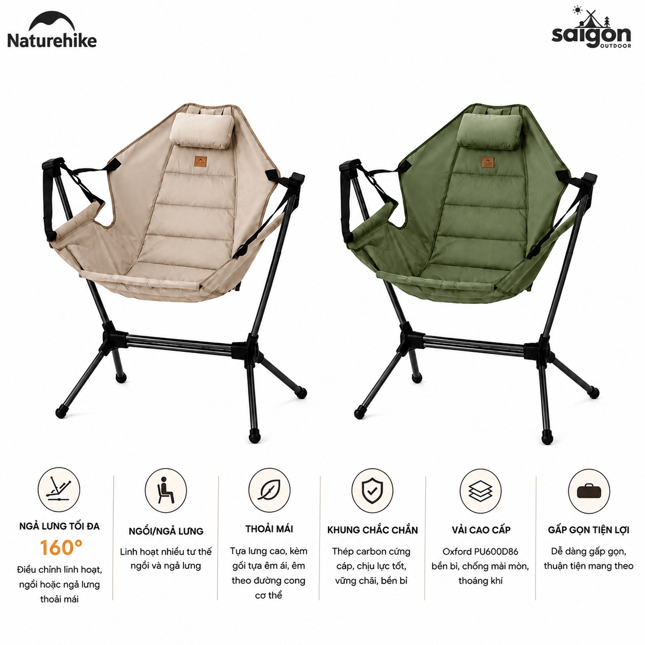 Ghế võng siêu nhẹ NH21JJ004 Naturehike