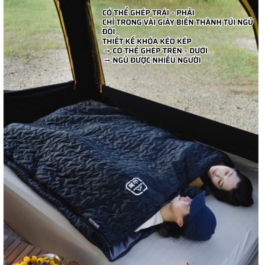 Túi Ngủ ShineTrip, thiết kế Rộng, Ấm Áp Dùng Cho Cắm Trại Ngoài Trời -  Saigon Outdoor