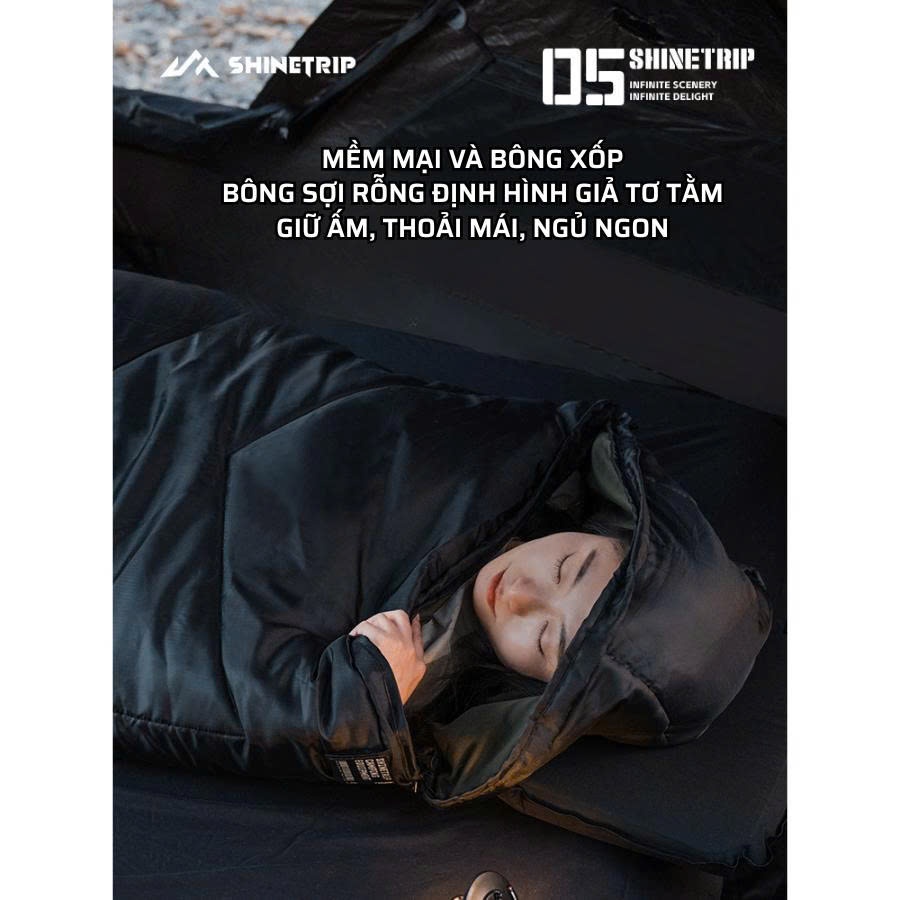 Túi Ngủ Hải Cẩu ShineTrip Có Gối 05 SHINETRIP