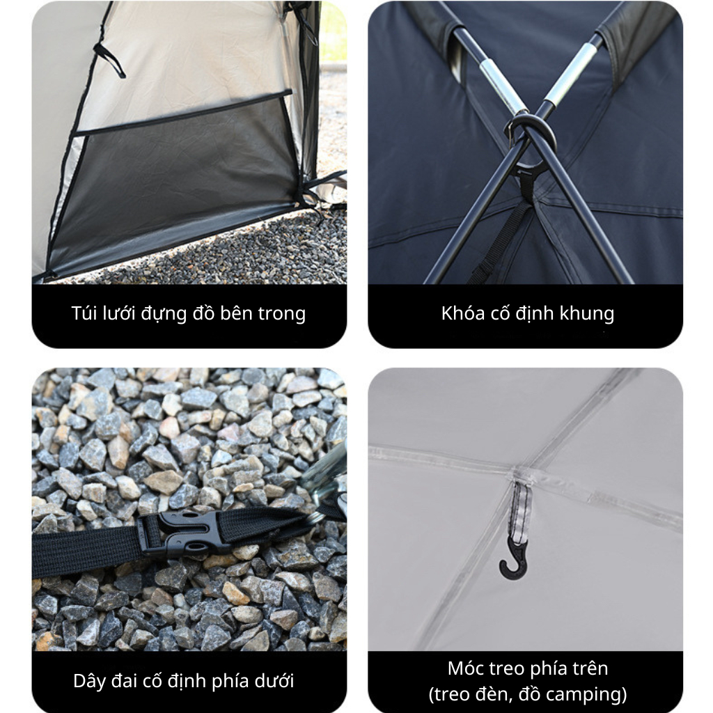 Lều Camping Ngoài Trời, Lều Dã Ngoại Chống Nắng Chống Mưa -  ShineTrip Dome