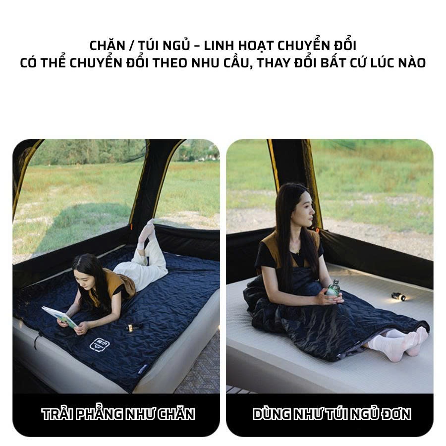 Túi Ngủ ShineTrip, thiết kế Rộng, Ấm Áp Dùng Cho Cắm Trại Ngoài Trời -  Saigon Outdoor