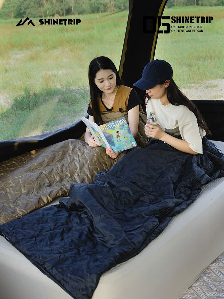 Túi Ngủ ShineTrip, thiết kế Rộng, Ấm Áp Dùng Cho Cắm Trại Ngoài Trời -  Saigon Outdoor