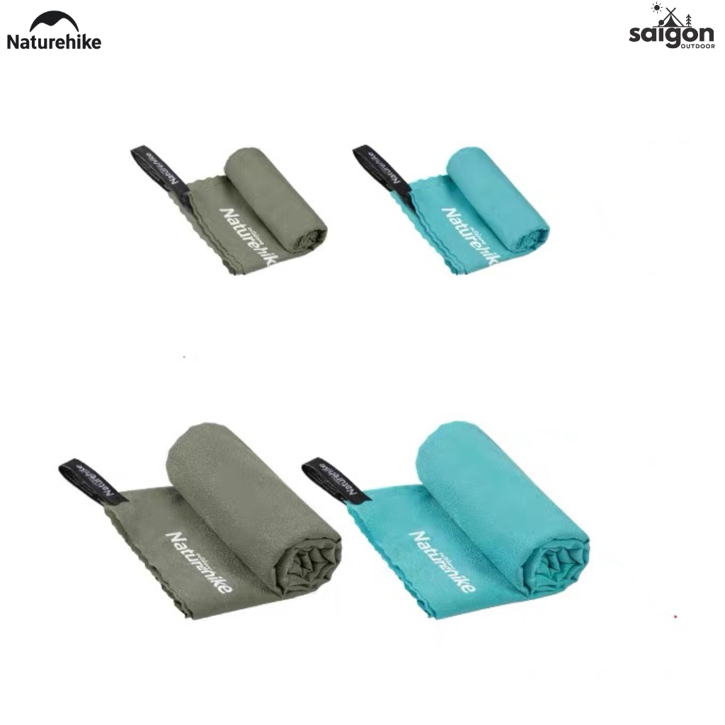 Khăn Tắm Thể Thao Naturehike NH19Y001-J, NH19Y002 Microfiber Nhanh Khô Siêu Nhẹ Khăn Du Lịch Camping