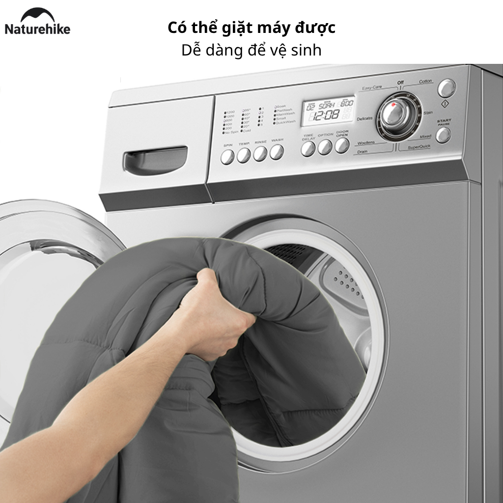Túi Ngủ Naturehike NH22MSD05 Cotton F150 Giặt Máy Chống Nước Túi Ngủ Dã Ngoại 4 Mùa
