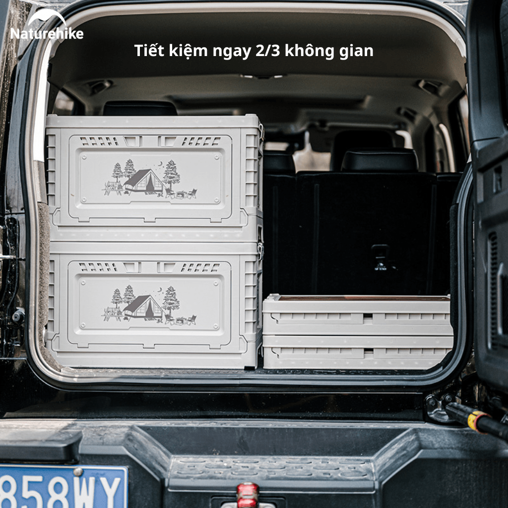 Thùng Nhựa Xếp Gọn Naturehike CNH22SN019 25L 50L Có/Không Ngăn Phụ - Thùng Đựng Đồ Camping Gấp Gọn