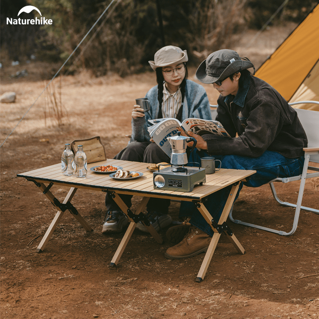 Bàn Hợp Kim Nhôm Gấp Gọn Naturehike CNK2300JU010 Mặt Cuộn – Bàn Camping Dã Ngoại Siêu Nhẹ