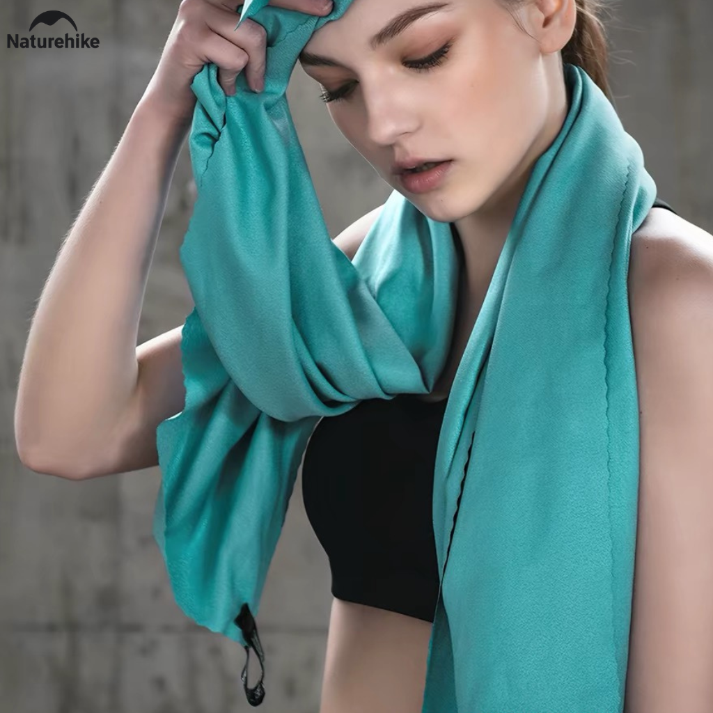 Khăn Tắm Thể Thao Naturehike NH19Y001-J, NH19Y002 Microfiber Nhanh Khô Siêu Nhẹ Khăn Du Lịch Camping