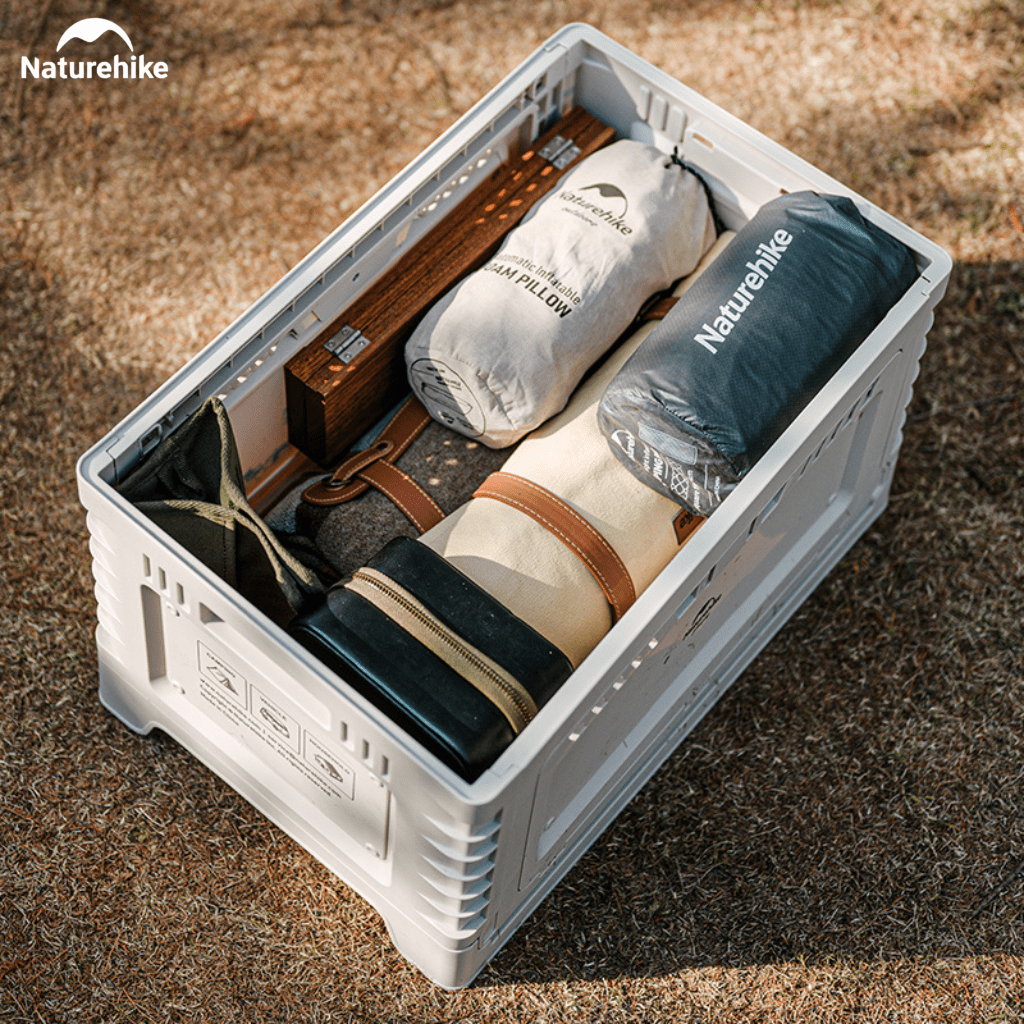 Thùng Nhựa Xếp Gọn Naturehike CNH22SN019 25L 50L Có/Không Ngăn Phụ - Thùng Đựng Đồ Camping Gấp Gọn