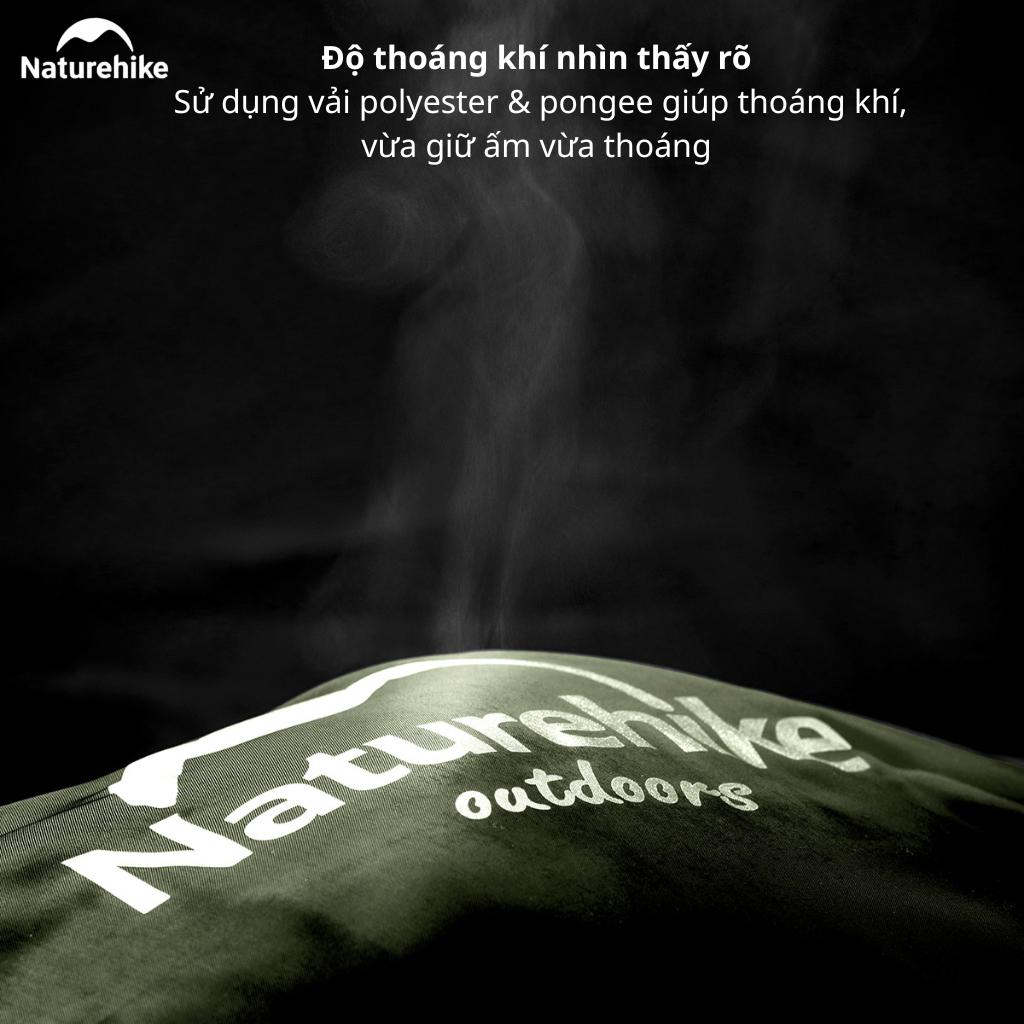 Túi Ngủ Naturehike NH20MSD07 Có Mũ Giữ Nhiệt Tốt - Túi Ngủ Dã Ngoại, Leo Núi, Chống Lạnh Cao Cấp