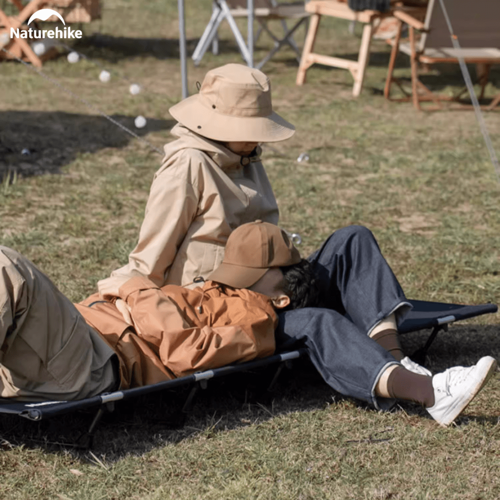 Giường Xếp Du Lịch Naturehike NH19JJ006 Gấp Gọn – Giường Camping Nhôm Siêu Nhẹ 190cm Chịu Lực Tốt