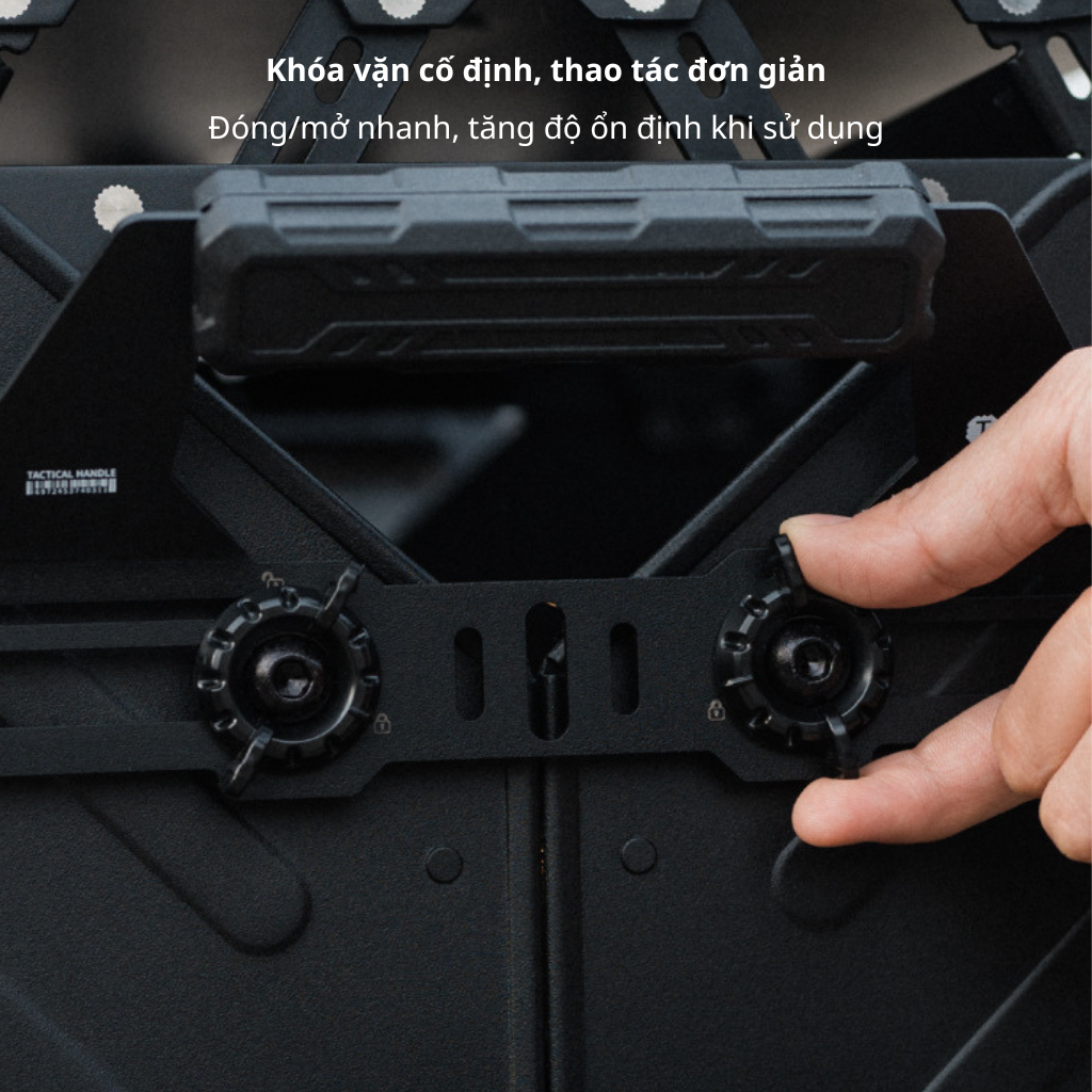 Hộp Đựng Đồ Cắm Trại ShineTrip Tactical 25L Nhôm Cao Cấp | Thùng Camping Đa Năng Xếp Chồng