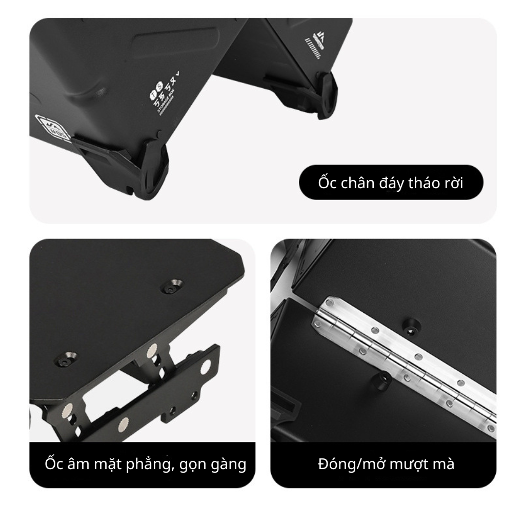 Hộp Đựng Đồ Cắm Trại ShineTrip Tactical 25L Nhôm Cao Cấp | Thùng Camping Đa Năng Xếp Chồng